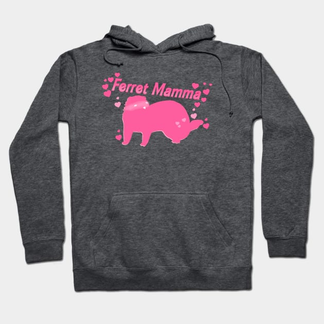 Ferret Mamma Hoodie by biologistbabe